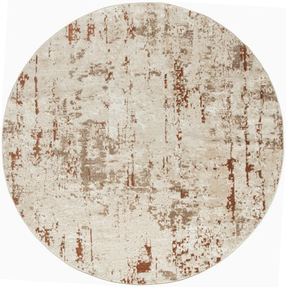 Nourison Home Quarry QUA01 Ivory Rust Contemporary Power-loomed Rug