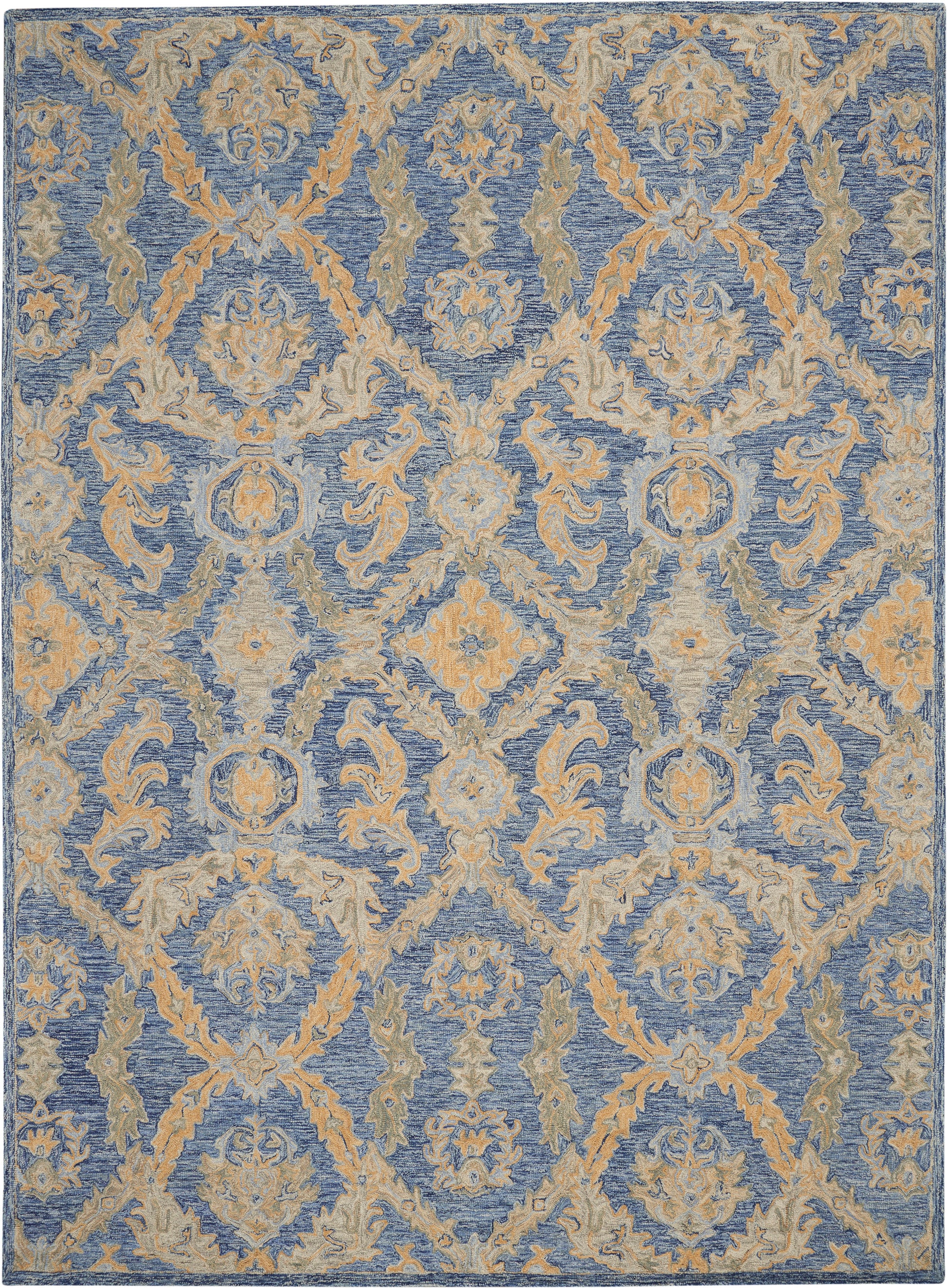 Nourison Home Azura  Navy Blue  Transitional