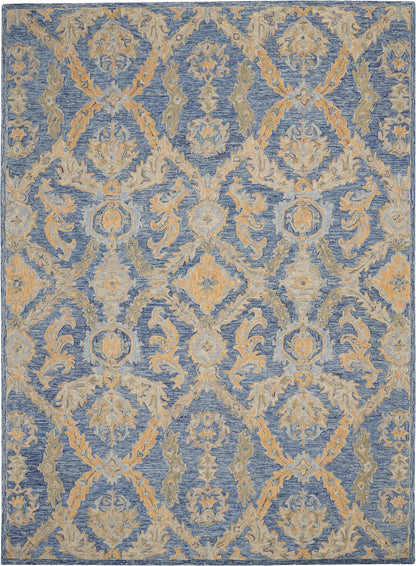 Nourison Home Azura  Navy Blue  Transitional