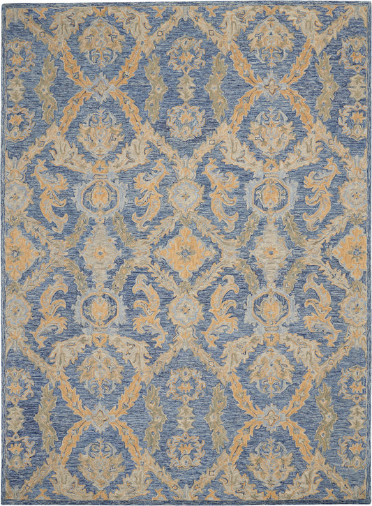 Nourison Home Azura  Navy Blue  Transitional