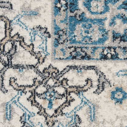 Nourison Home Carina  Grey Blue  Transitional