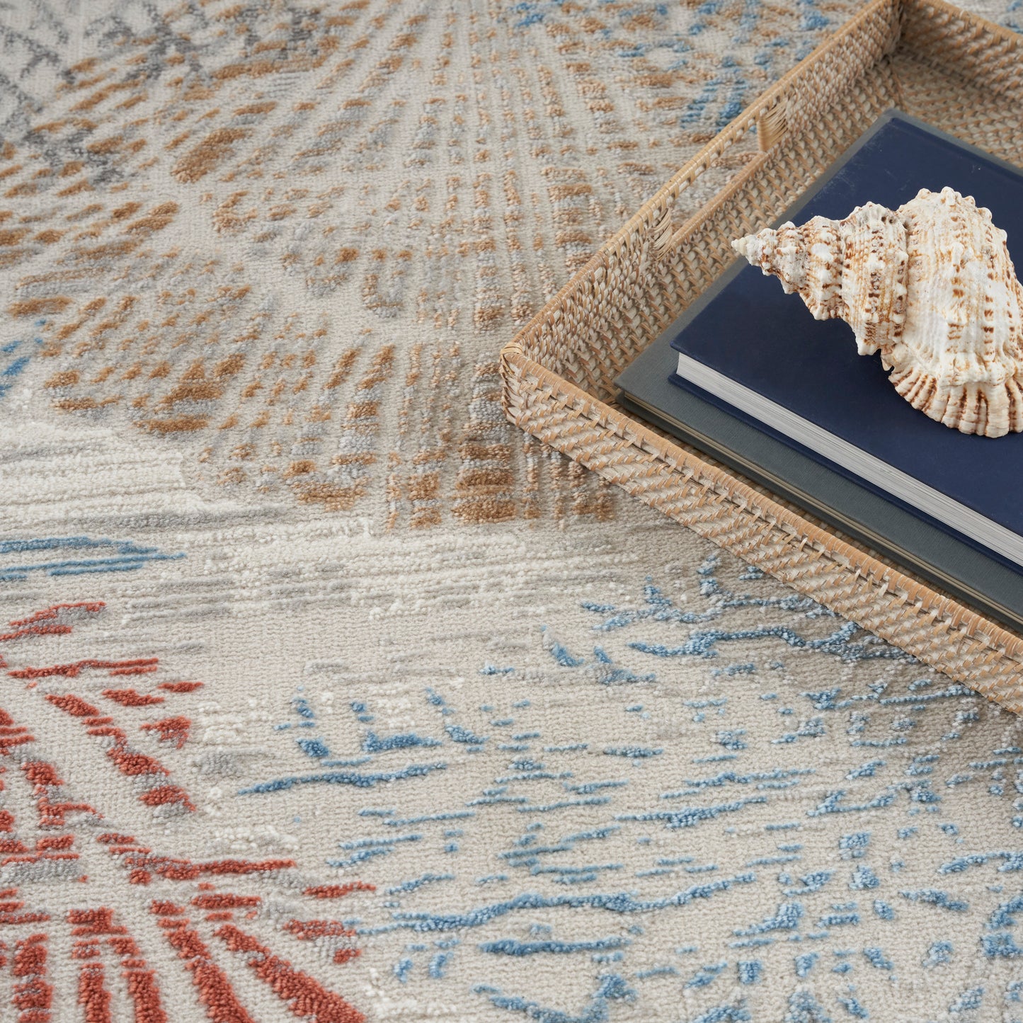 Nourison Home Seaside  Multicolor  Contemporary