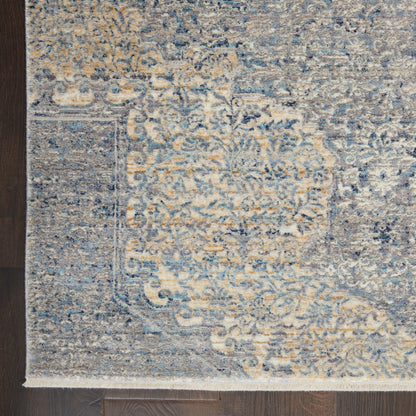 Nourison Home Lustrous Weave  Blue Grey  