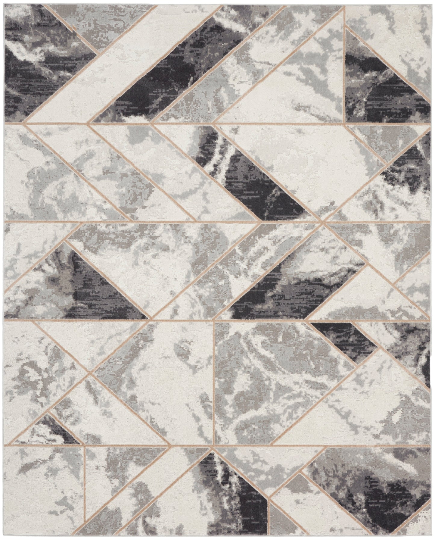 Nourison Home Elation  Ivory Grey  Contemporary