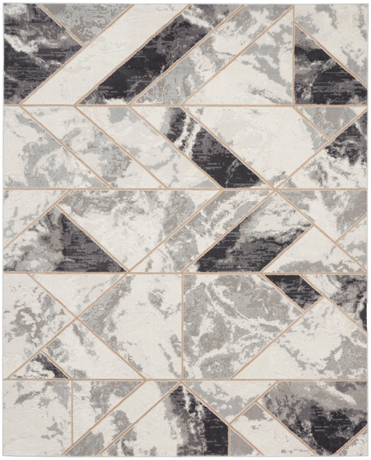 Nourison Home Elation  Ivory Grey  Contemporary