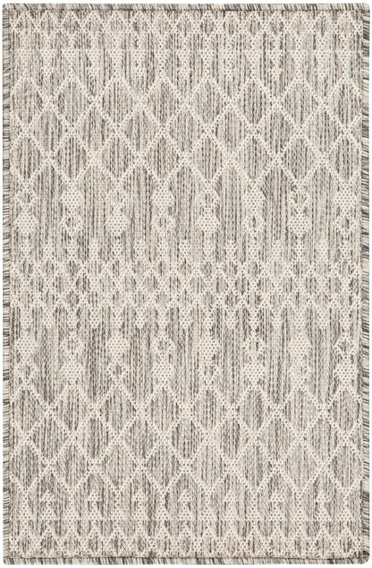 Nourison Home Positano POS02 Light Grey Contemporary Power-loomed Rug
