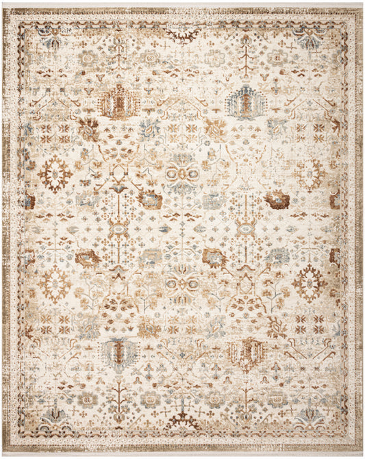 Nourison Home Pardis  Ivory Rust  Traditional