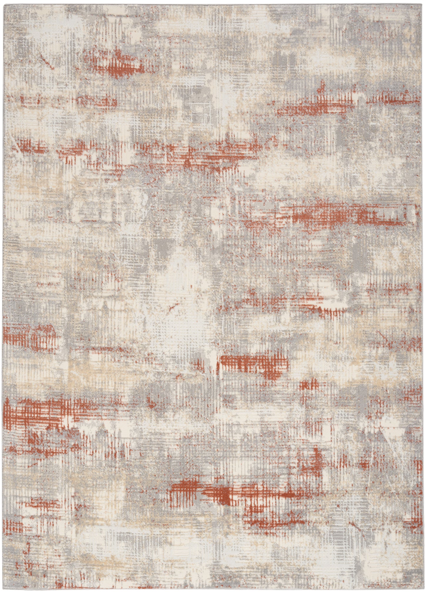 Calvin Klein CK950 Rush CK951 Ivory Multicolor Contemporary Power-loomed Rug