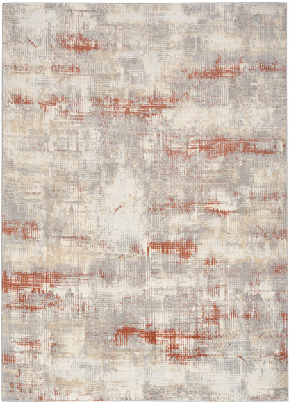 Calvin Klein CK950 Rush CK951 Ivory Multicolor Contemporary Power-loomed Rug