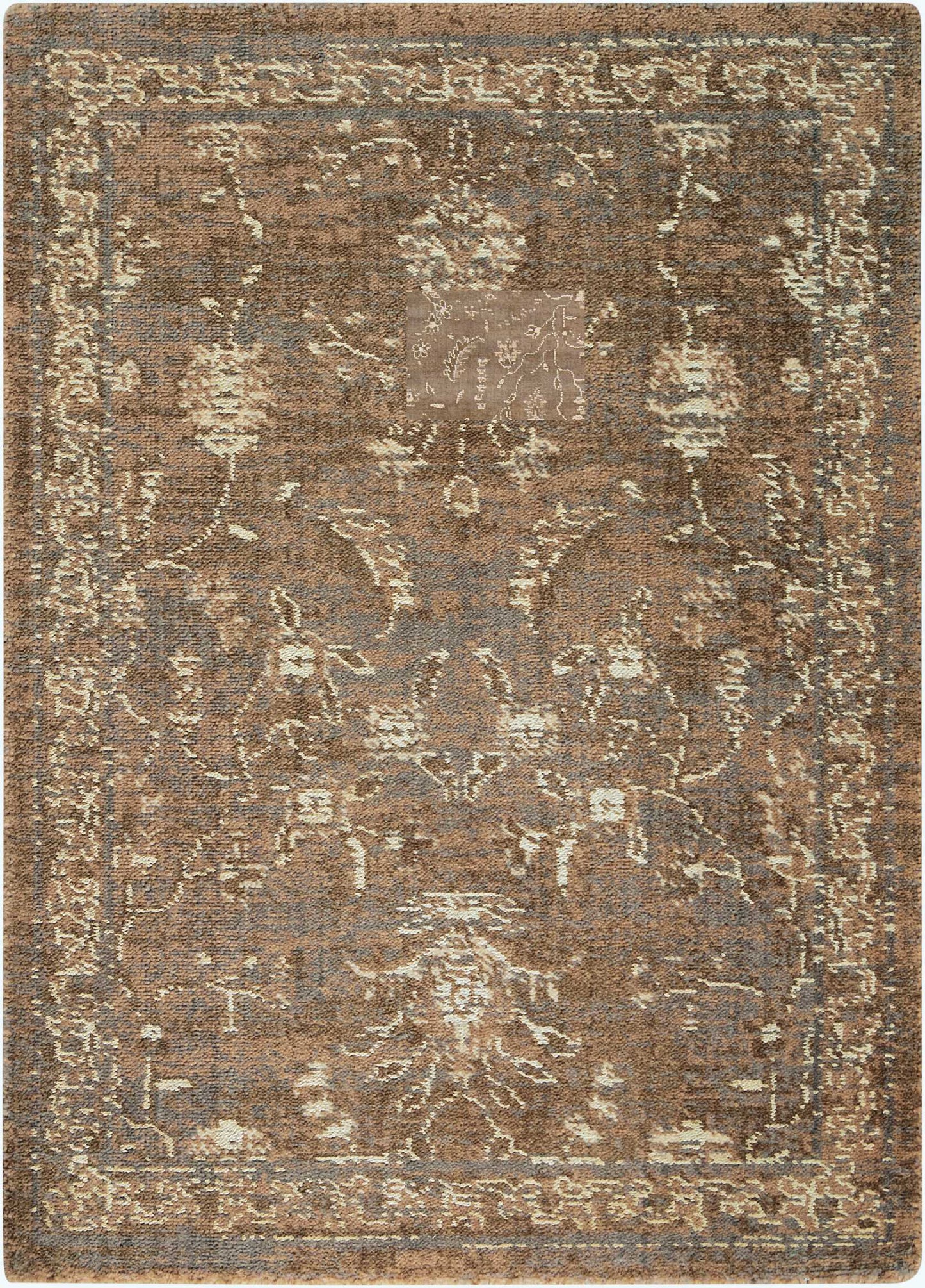 Nourison Home Silk Elements SKE02 Cocoa Traditional Loomed Rug