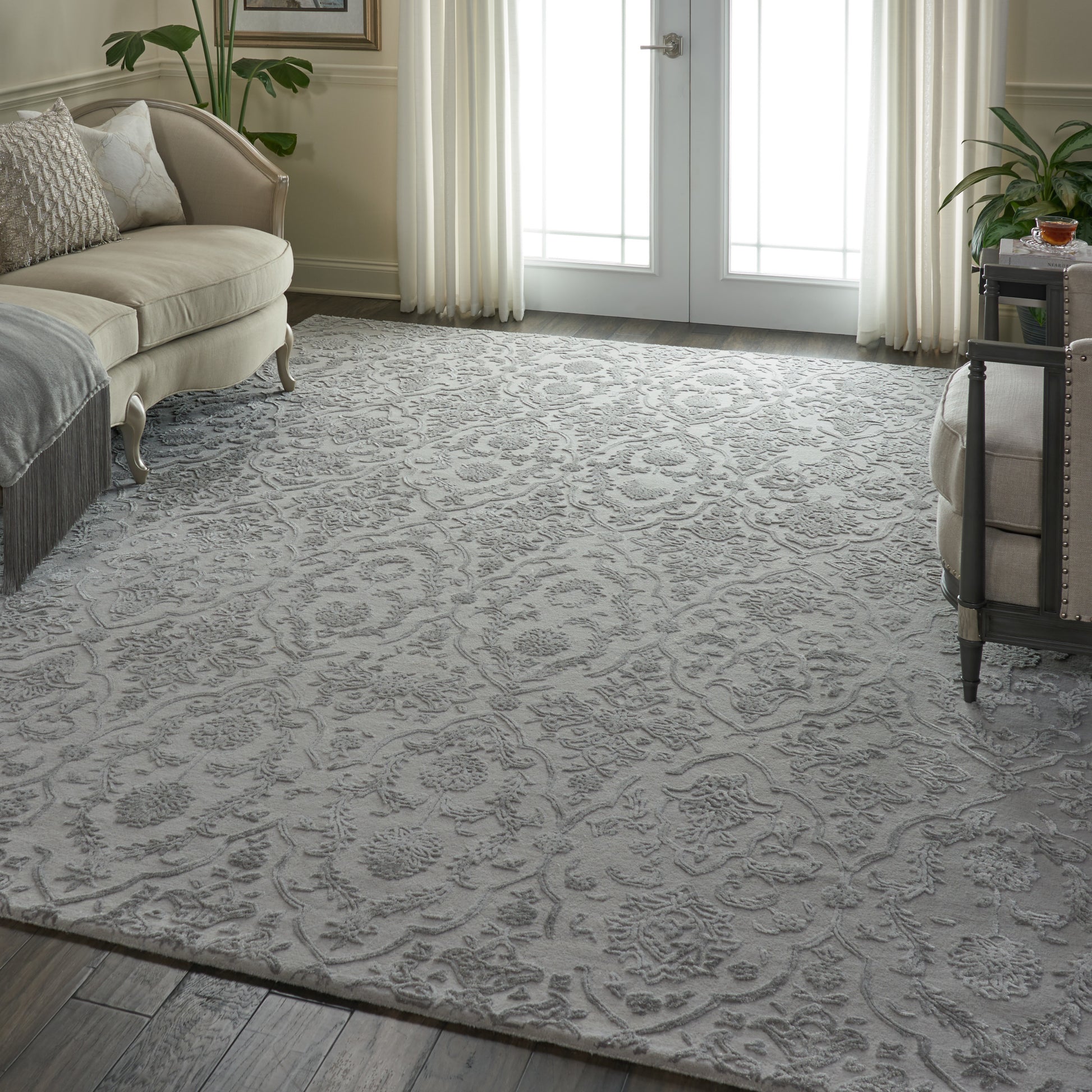 Nourison Home Opaline  Taupe  Transitional