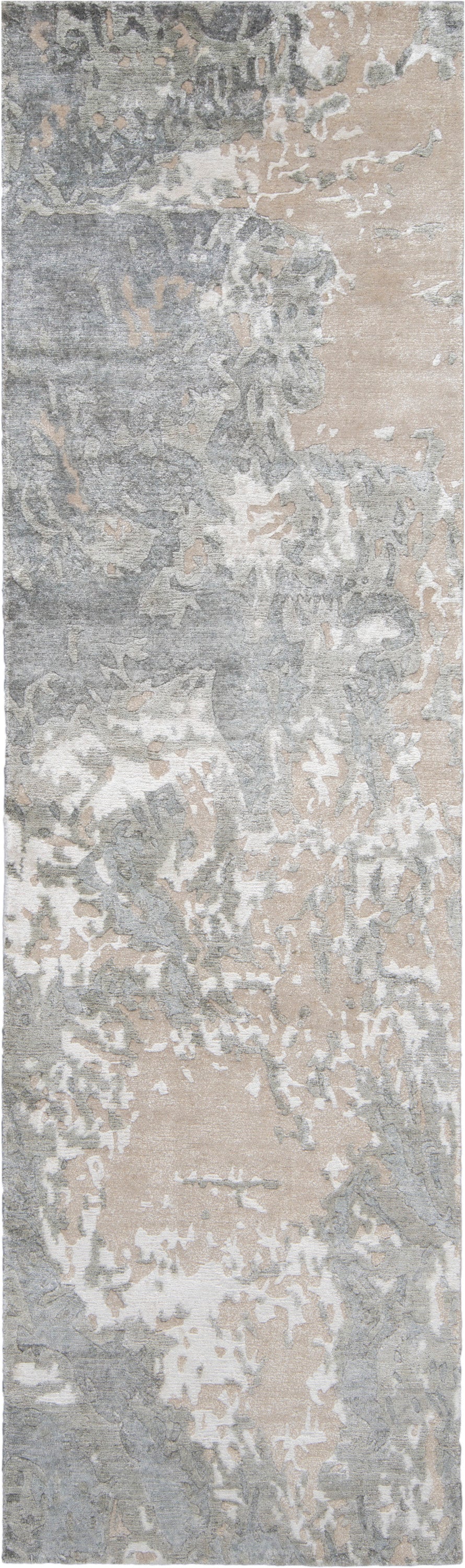 Nourison Home Silk Shadows SHA17 Sand Contemporary Knotted Rug