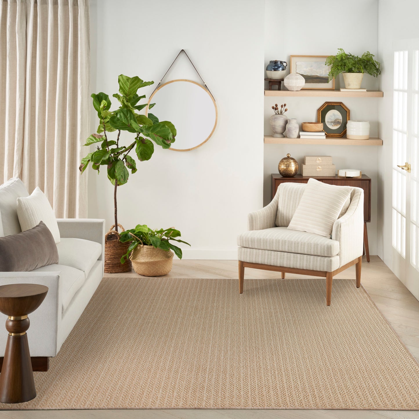 Nourison Home Tulum  Taupe  Contemporary
