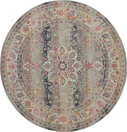 Nourison Home Vintage Kashan  Grey  Traditional