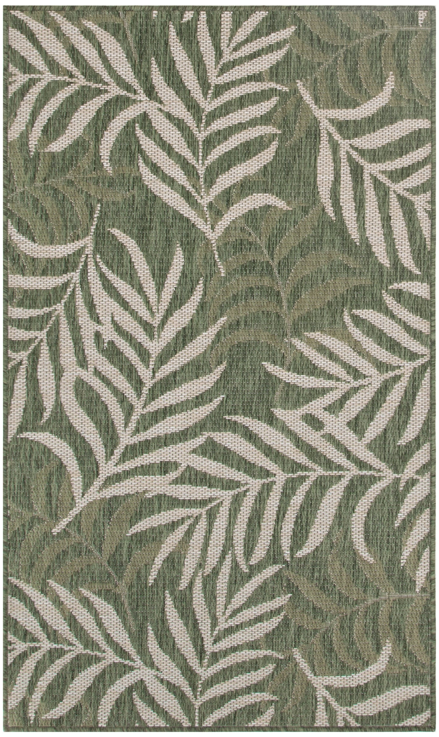 Nourison Home Garden Oasis GOA01 Green Ivory Contemporary Power-loomed Rug