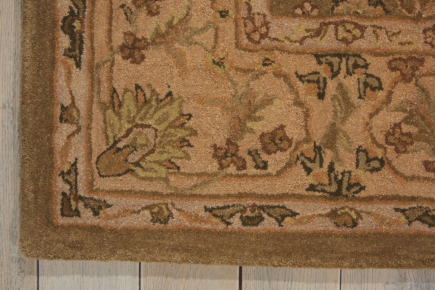 Nourison Home Heritage Hall  Green  Traditional