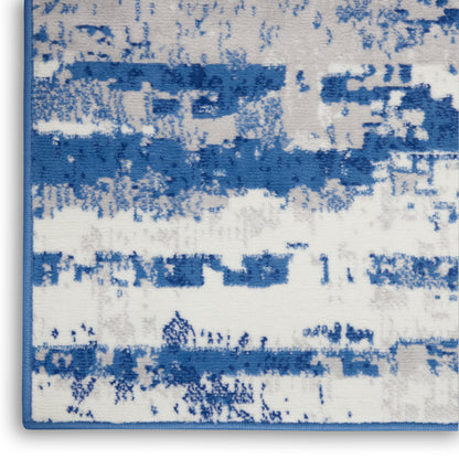 Nourison Home Whimsicle  Ivory Navy  Contemporary