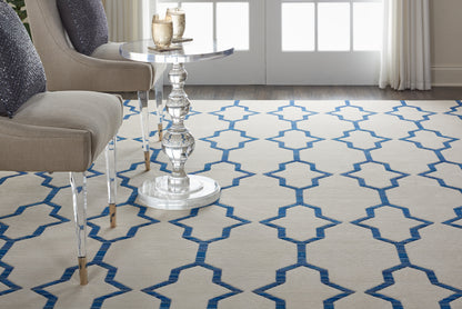 Barclay Butera Butera Collection  Ivory Navy  Transitional