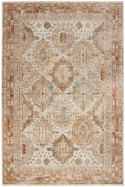 Nourison Home Sahar SHR01 Ivory Multicolor Traditional Power-loomed Rug