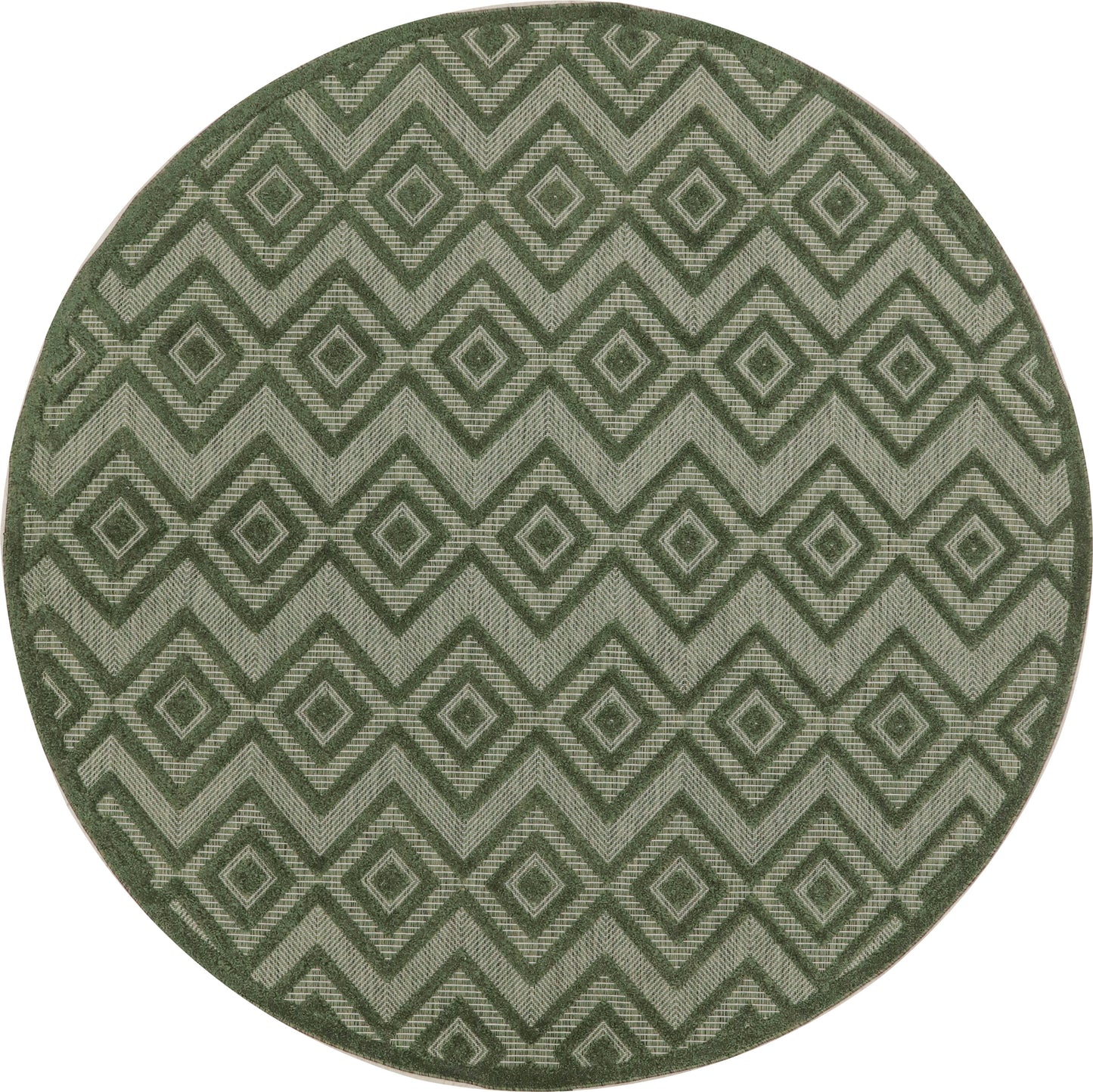 Nourison Home Versatile NRV01 Green Contemporary Flat Weave Rug
