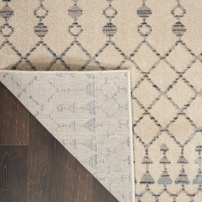 Nourison Home Palermo  Beige Grey  Contemporary