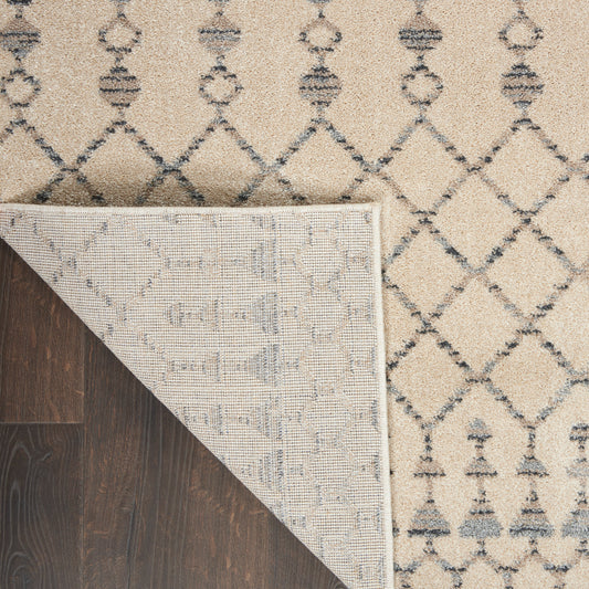 Nourison Home Palermo  Beige Grey  Contemporary