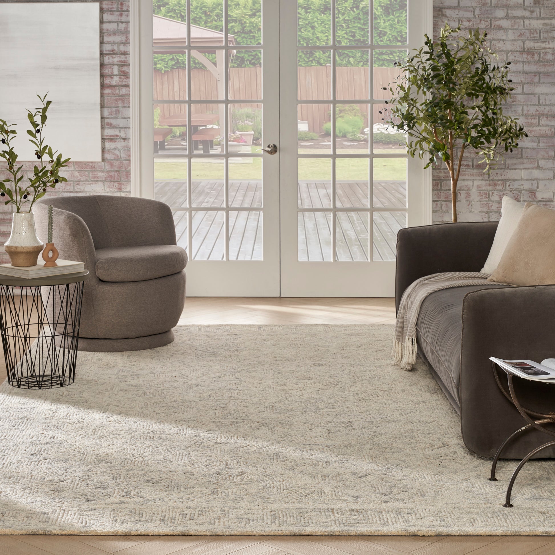 Nourison Home Colorado  Beige Grey  Contemporary