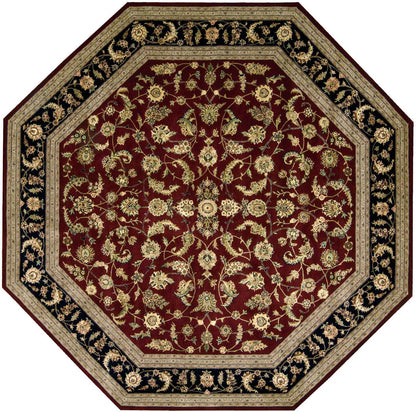 Nourison Home Nourison 2000 2002 Burgundy Traditional Tufted Rug