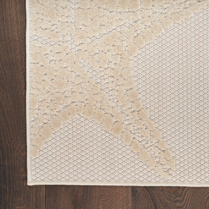 Nourison Home Aloha  Ivory Multicolor  Contemporary