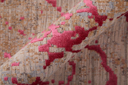 Feizy Pryor  Pink Multi Modern/Casual/Bohemian & Eclectic