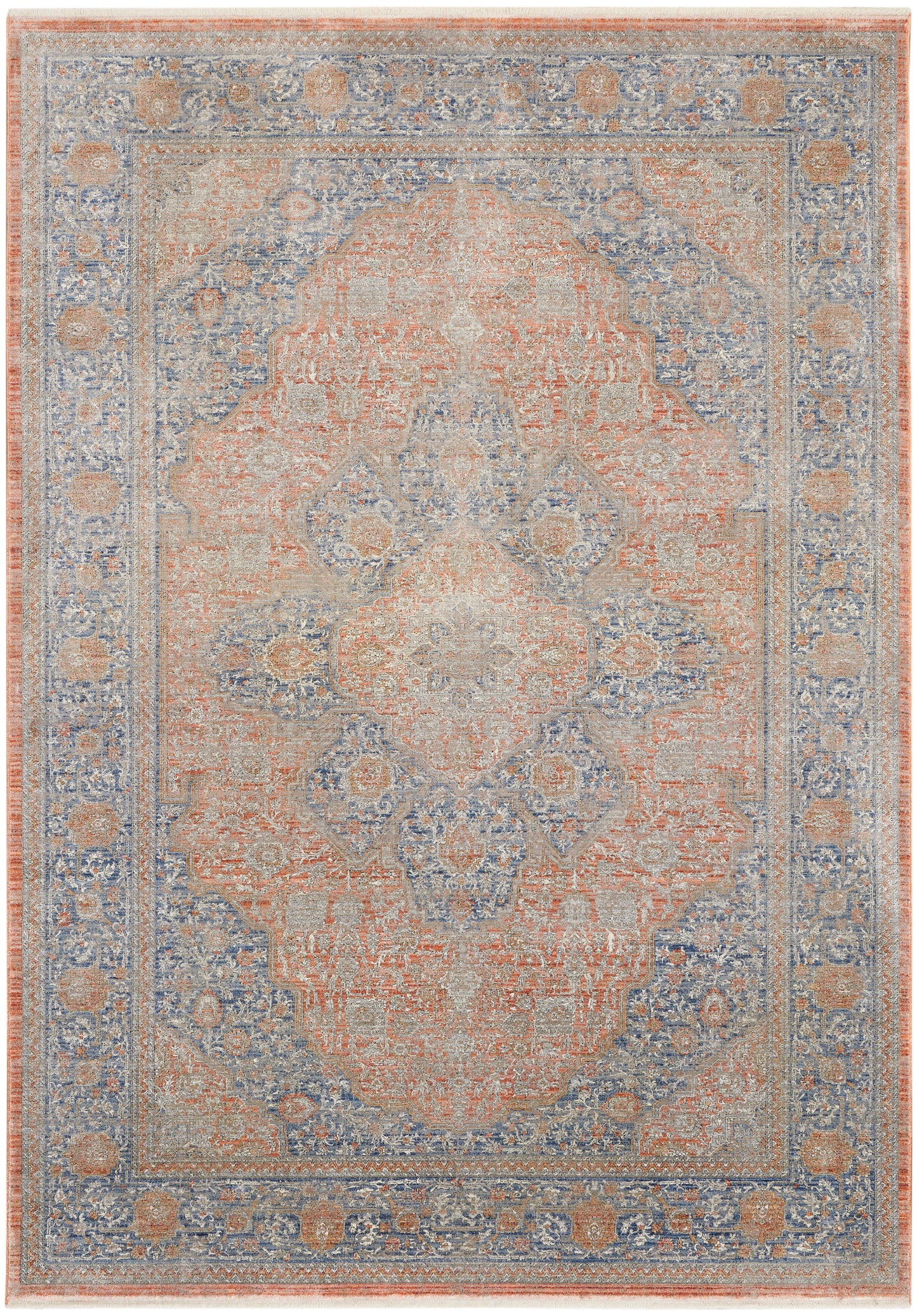 Nourison Home Starry Nights STN07 Blush Multicolor Traditional Loom-woven Rug