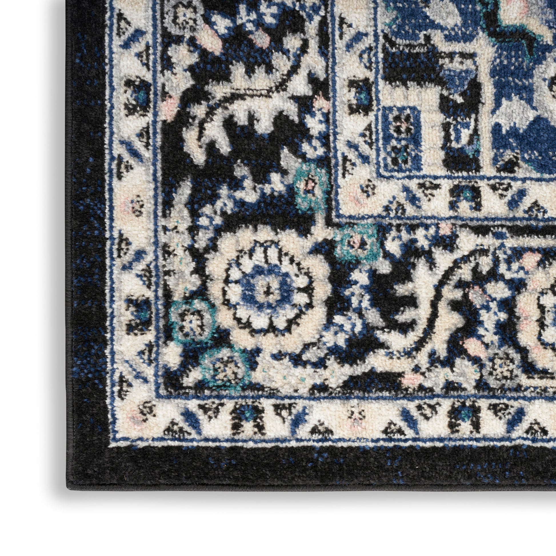 Nourison Home Passion  Black Ivory  Traditional