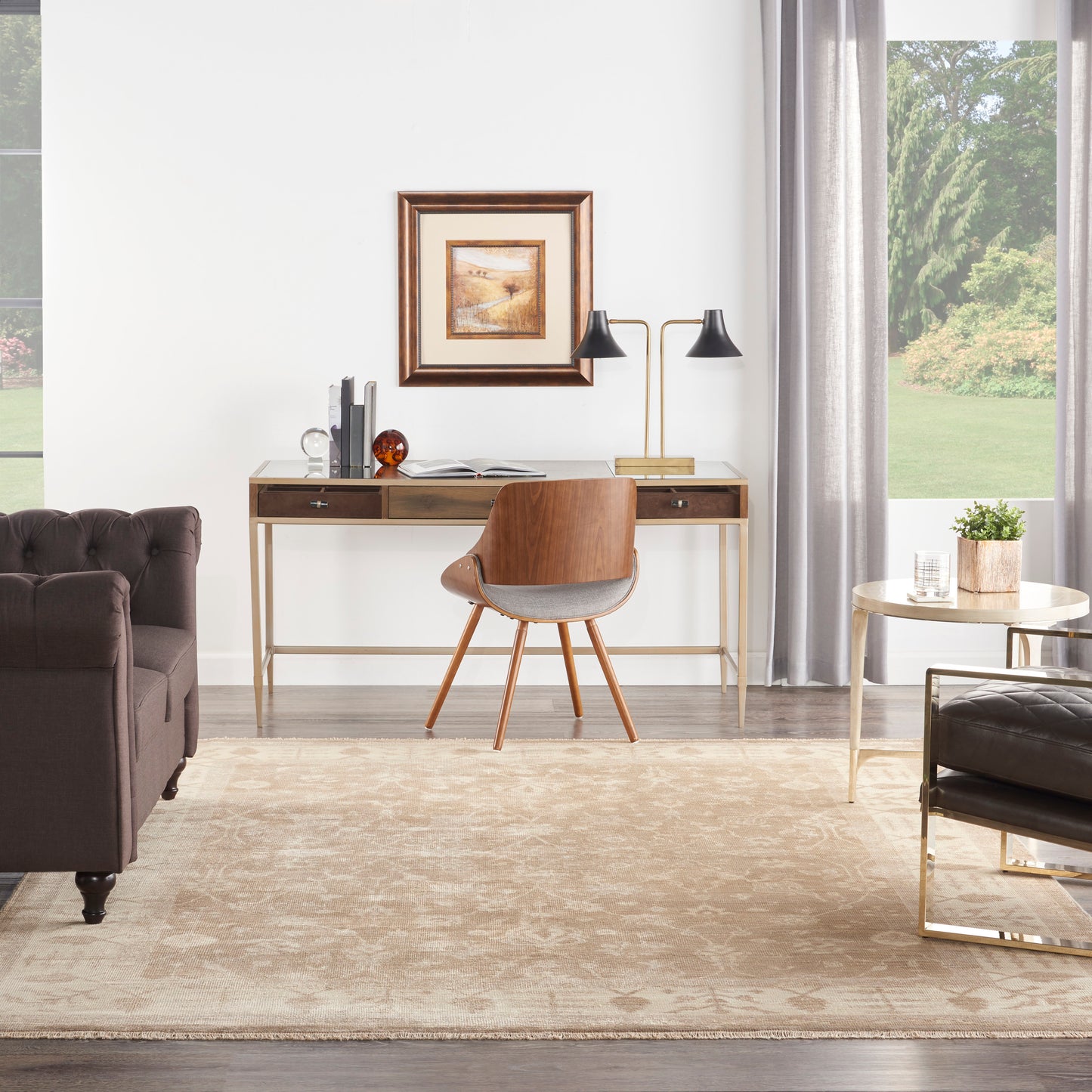 Nourison Home Aldora  Sand  Traditional