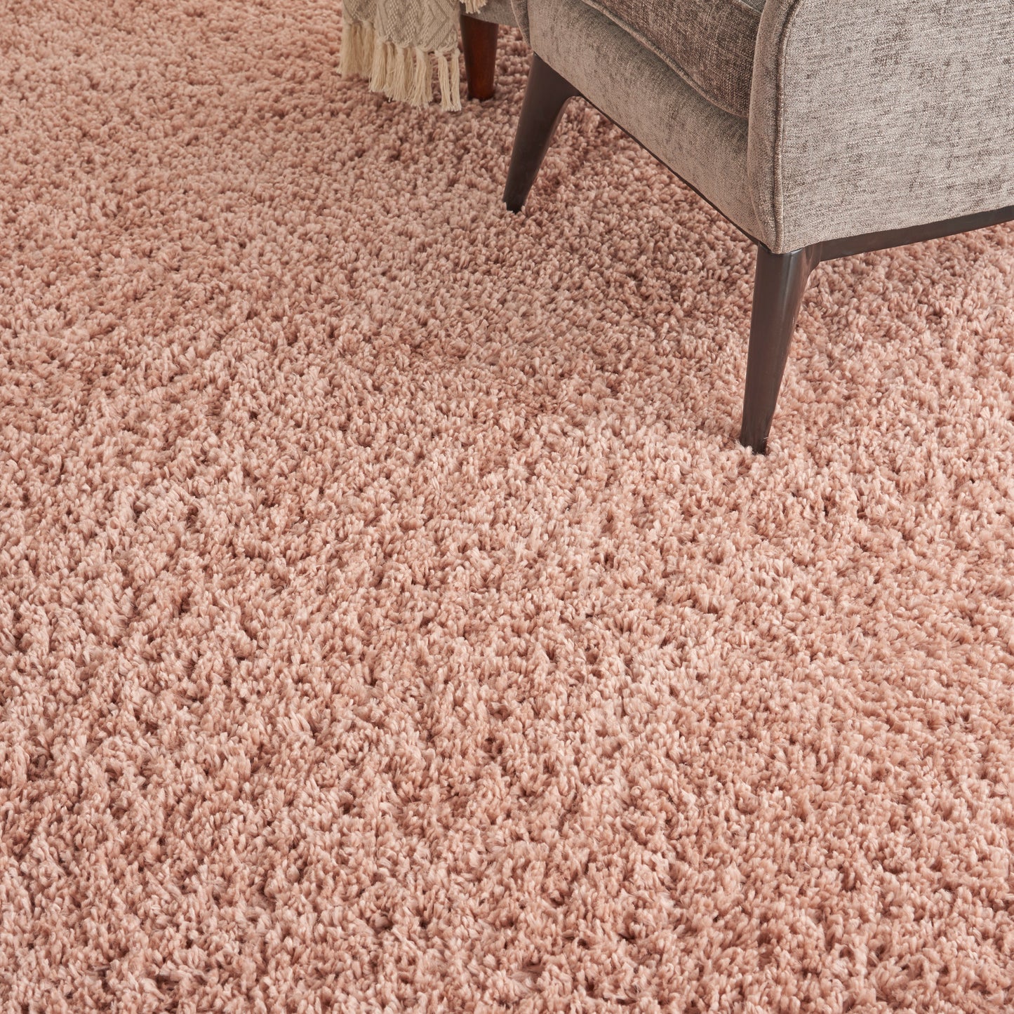 Nourison Home Malibu Shag  Blush  Contemporary