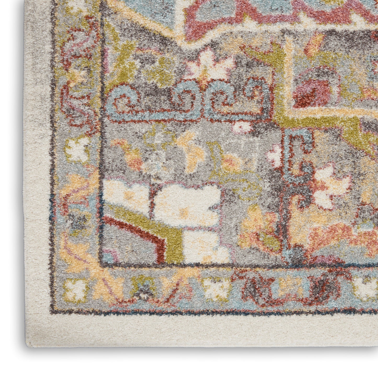 Nourison Home Soraya  Ivory Multicolor  Traditional