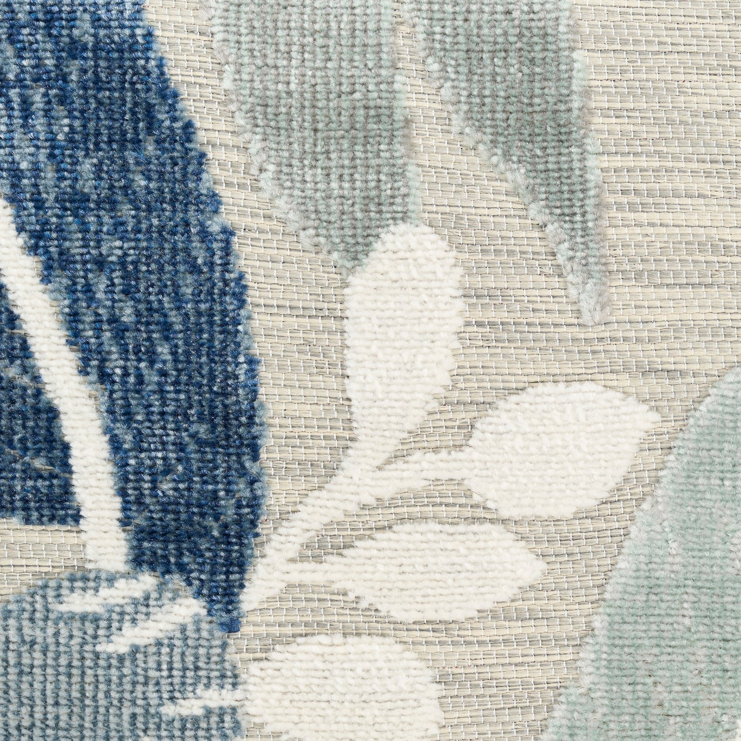 Nourison Home Suncoast  Grey Navy  Contemporary