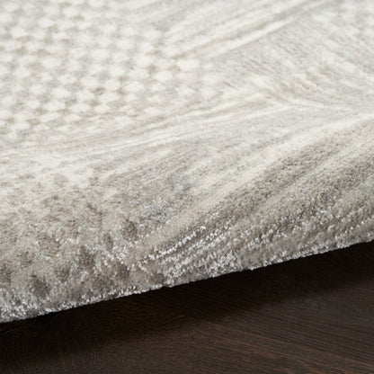Nourison Home Glitz  Silver Grey  Contemporary