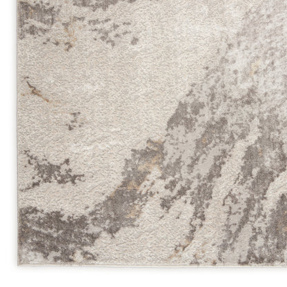 Nourison Home Silky Textures  Brown Ivory  Contemporary