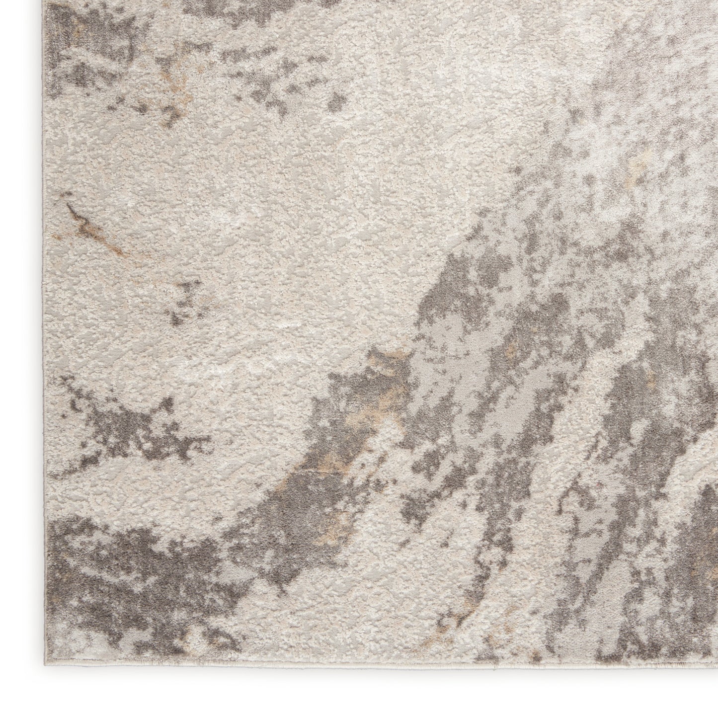 Nourison Home Silky Textures  Brown Ivory  Contemporary