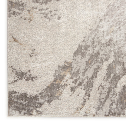 Nourison Home Silky Textures  Brown Ivory  Contemporary