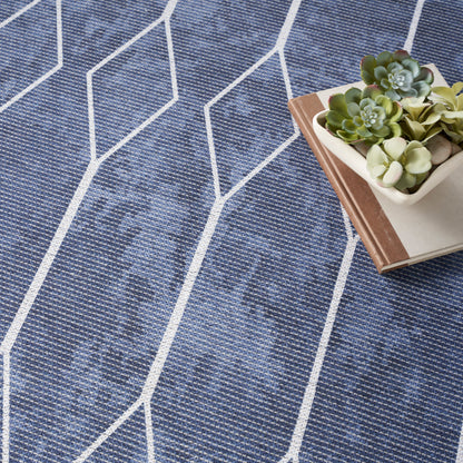 Nourison Home New Concept Washables  Navy  Contemporary