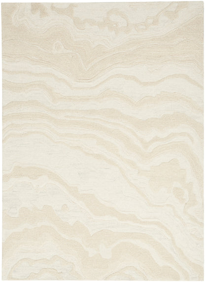 Nourison Home Graceful GRU01 Ivory Contemporary Hand Tufted Rug