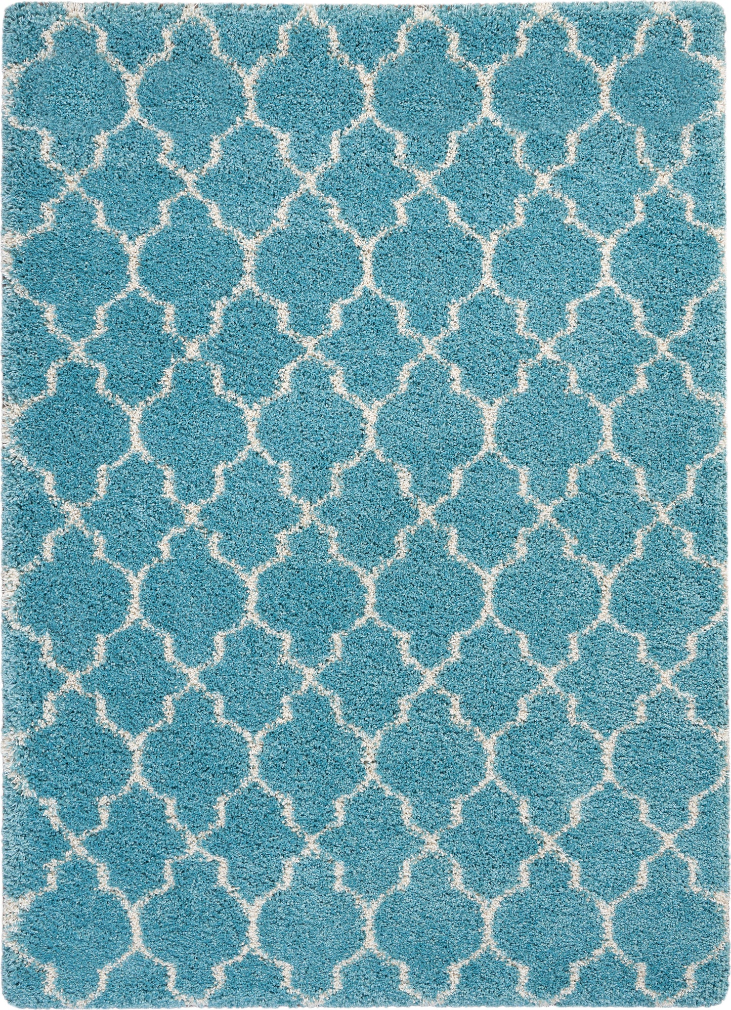 Nourison Home Amore AMOR2 Aqua Contemporary Power-loomed Rug