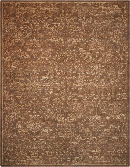 Nourison Home Silken Allure  Chocolate  Traditional