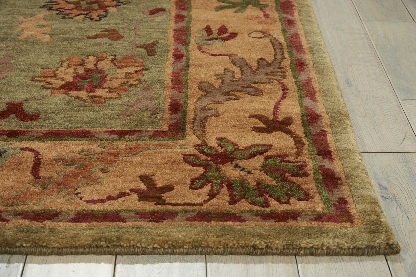 Nourison Home Tahoe  Green  Traditional