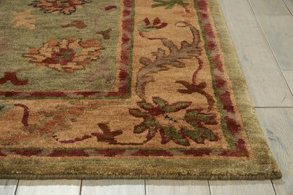 Nourison Home Tahoe  Green  Traditional