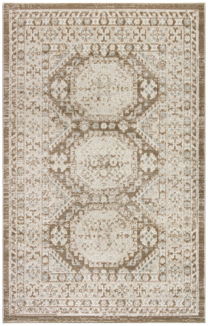 Nourison Home Serenity Home SRH01 Ivory Mocha Traditional Loom-woven Rug