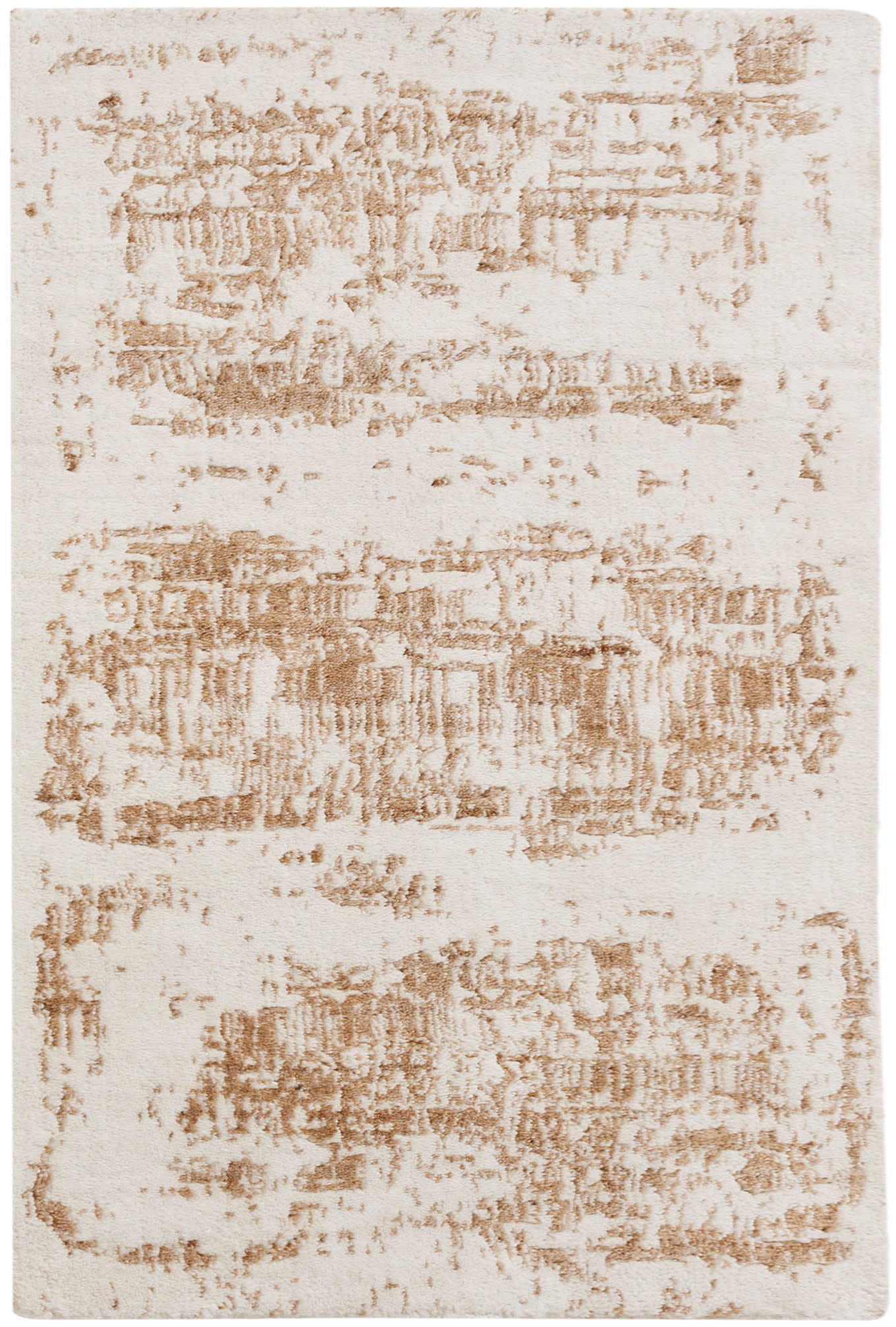 Nourison Home Harmony HAY01 Ivory Gold Contemporary Hand Woven Rug