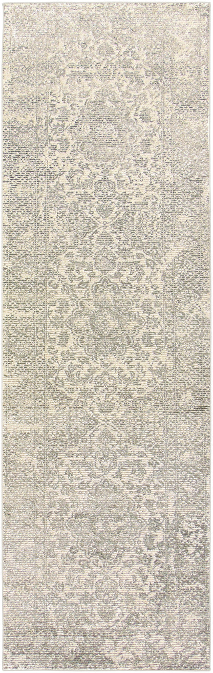 Nourison Home Azalea AZA01 Ivory Grey Traditional Hand Tufted Rug