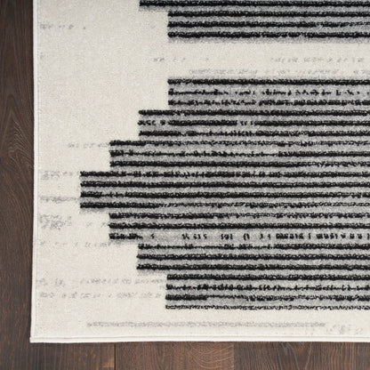 Nourison Home Modern Passion  Ivory Grey  Contemporary